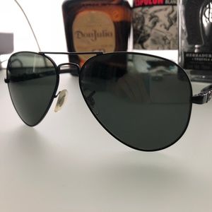 BROKEN Ray Ban Sunglasses RB 8307 002/N5 Blk 58MM